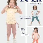 بيجاما بناتي صيفية قطعتين مقاسات تبدا من 2-3-4-5