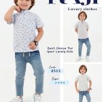 طقم خروج صبياني صيفي قطعتين مقاسات تبدا من 2-3-4-5