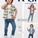 طقم خروج صبياني ثلاث قطع 2-3-4-5