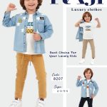 طقم خروج صبياني ثلاث قطع 2-3-4-5