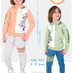 بيجاما شتوية صبياني قطعتين مقاسات تبدأ من / 2-3-4-5 /