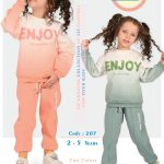 بيجاما شتوية بناتي قطعتين مقاسات تبدأ من / 2-3-4-5/