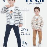 طقم خروج صيفي صبياني ثلاث قطع مقاسات تبدأ من / 6-8-10-12