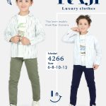 طقم خروج صيفي صبياني ثلاث قطع مقاسات تبدأ من / 6-8-10-12