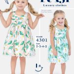 فستان خروج صيفي بناتي مقاسات تبدأ من / 2-3-4-5