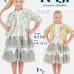 فستان خروج صيفي بناتي قطعتين مقاسات تبدأ من / 6-8-10-12