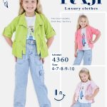 طقم خروج صيفي بناتي ثلاث قطع مقاسات تبدأ من / 6-7-8-9-10