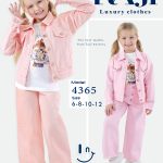 طقم خروج صيفي بناتي ثلاث قطع مقاسات تبدأ من / 6-8-10-12