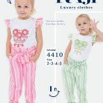 طقم خروج صيفي بناتي قطعتين مقاسات تبدأ من / 2-3-4-5