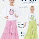 طقم خروج بناتي صيفي قطعتين مقاسات تبدأ من / 6-8-10-12