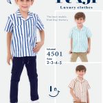 طقم خروج صبياني صيفي قطعتين مقاسات تبدأ من / 2-3-4-5