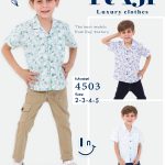 طقم خروج صبياني صيفي قطعتين مقاسات تبدأ من / 2-3-4-5